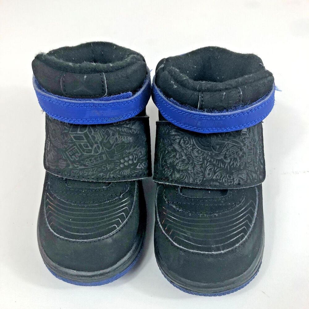 Air Jordan Fusion Shoes 20 TD Size 7C  Black Varsity Royal Blue 331853-071